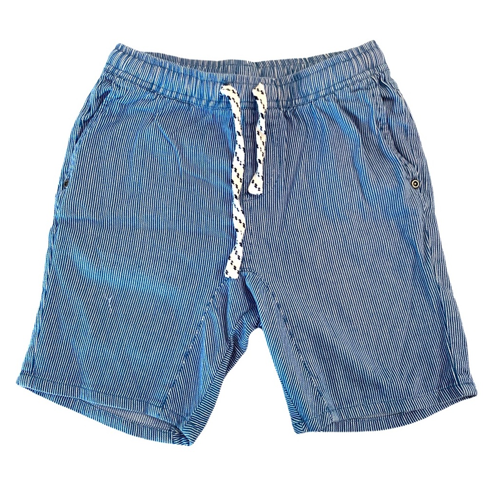 SEED Heritage Short. Blue/white pin stripe. 10